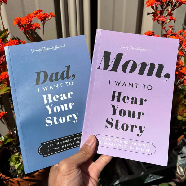 Give Dad/Mom the Gift of Sharing His Story — A Keepsake Your Family Will Treasure Forever