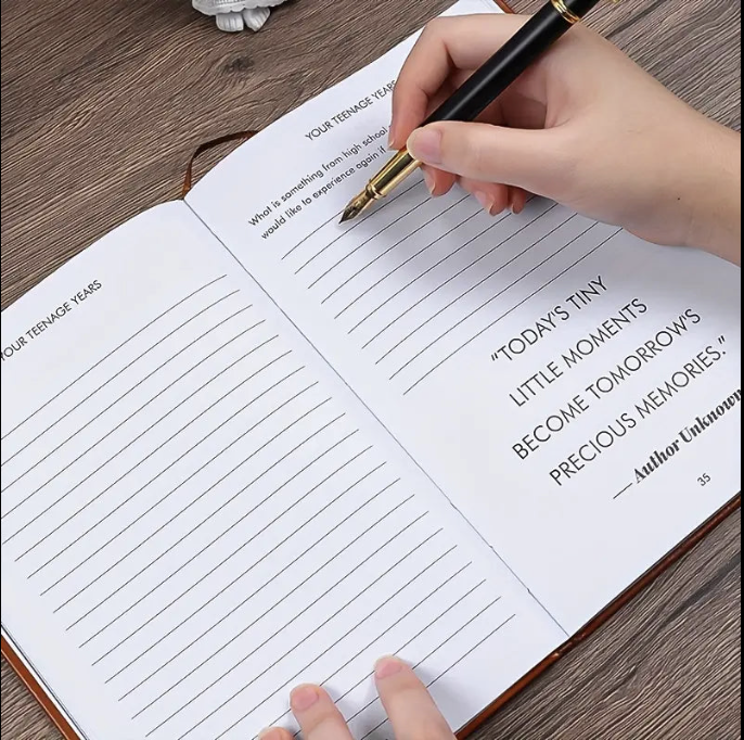 Give Dad/Mom the Gift of Sharing His Story — A Keepsake Your Family Will Treasure Forever
