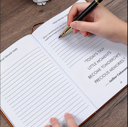 Give Dad/Mom the Gift of Sharing His Story — A Keepsake Your Family Will Treasure Forever